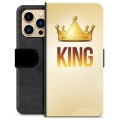iPhone 13 Pro Max Premium Flip Cover med Pung - Konge