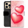 iPhone 13 Pro Max Premium Flip Cover med Pung - Kærlighed