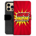 iPhone 13 Pro Max Premium Flip Cover med Pung - Super Mor