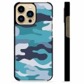 iPhone 13 Pro Max Beskyttende Cover - Blå Camouflage