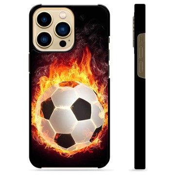 iPhone 13 Pro Max Beskyttende Cover - Fodbold Flamme