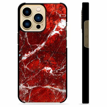 iPhone 13 Pro Max Beskyttende Cover - Rød Marmor