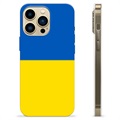 iPhone 13 Pro Max TPU Cover Ukrainsk Flag - Gul og lyseblå