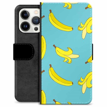 iPhone 13 Pro Premium Flip Cover med Pung - Bananer