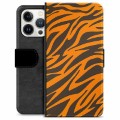 iPhone 13 Pro Premium Flip Cover med Pung - Tiger
