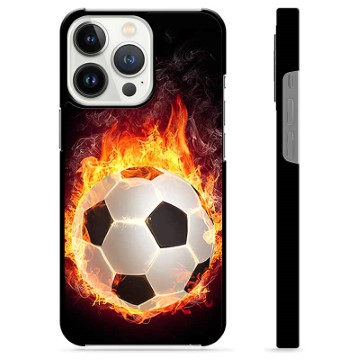 iPhone 13 Pro Beskyttende Cover - Fodbold Flamme