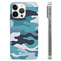 iPhone 13 Pro TPU Cover - Blå Camouflage