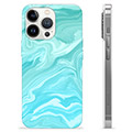 iPhone 13 Pro TPU Cover - Blå Marmor