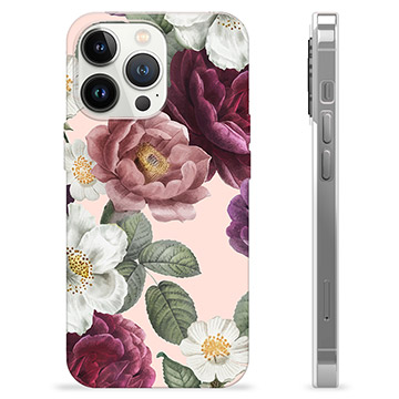 iPhone 13 Pro TPU Cover - Romantiske Blomster