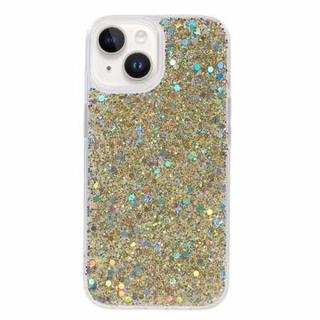 iPhone 14 Glitter Flakes TPU Cover