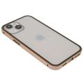iPhone 14 Magnetisk Cover med Hærdet Glas - Guld