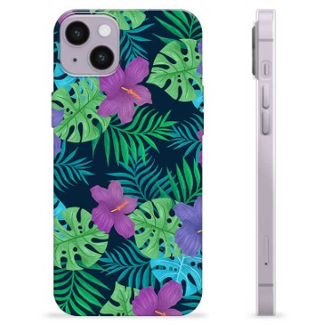 iPhone 14 Plus TPU Cover - Tropiske Blomster
