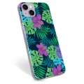 iPhone 14 Plus TPU Cover - Tropiske Blomster