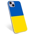 iPhone 14 Plus TPU Cover Ukrainsk Flag - Gul og lyseblå