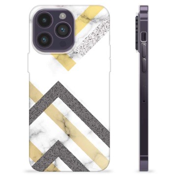 iPhone 14 Pro Max TPU Cover - Abstrakt Marmor
