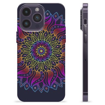 iPhone 14 Pro Max TPU Cover - Farverig Mandala