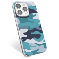 iPhone 14 Pro TPU Cover - Blå Camouflage