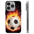 iPhone 14 Pro TPU Cover - Fodbold Flamme
