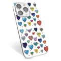 iPhone 14 Pro TPU Cover - Hjerter