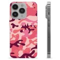 iPhone 14 Pro TPU Cover - Pink Camouflage