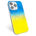 iPhone 14 Pro TPU Cover Ukrainsk Flag - Tofarvet