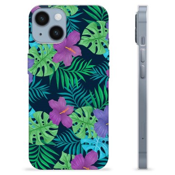 iPhone 14 TPU Cover - Tropiske Blomster