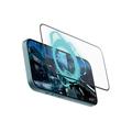 iPhone 15/16 PanzerGlass Gaming Ultra-Wide Fit EasyAligner Skærmbeskyttelse Hærdet Glas - 9H - Sort kant