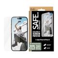 iPhone 15/16 PanzerGlass Safe Ultra-Wide Fit Skærmbeskyttelse Hærdet Glas - 9H - Klar