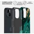 iPhone 15 Burga Tough Hybrid Cover - Emerald Pool