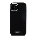 iPhone 15 DKNY Liquid Silicone Metal Logo Cover - Magsafe-kompatibel