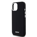 iPhone 15 DKNY Liquid Silicone Metal Logo Cover - Magsafe-kompatibel