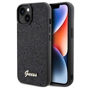 iPhone 15 Guess Disco Metal Script Logo Cover