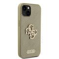 iPhone 15 Guess Perforeret 4G Glitter Logo Cover