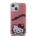 iPhone 15 Hello Kitty IML Daydreaming Cover - Lyserød