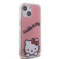 iPhone 15 Hello Kitty IML Daydreaming Cover - Lyserød