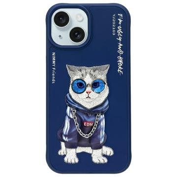 iPhone 15 Nimmy Friends Glasses Cool Kat Cover