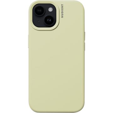 iPhone 15 Nudient Base Silikone Cover - Gul