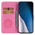 iPhone 15 Ugle Rhinsten Pung - Hot Pink