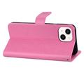 iPhone 15 Ugle Rhinsten Pung - Hot Pink