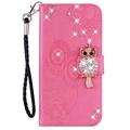 iPhone 15 Ugle Rhinsten Pung - Hot Pink