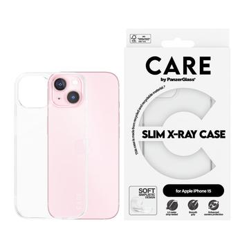 iPhone 15 PanzerGlass Care Fashion Slim X-Ray-Cover - gennemsigtig