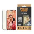 iPhone 15 PanzerGlass EyeCare Ultra-Wide Fit EasyAligner Skærmbeskyttelse Hærdet Glas - sort kant