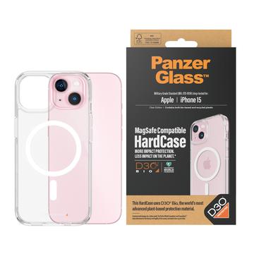 iPhone 15 PanzerGlass HardCase MagSafe cover kompatibel med D3O - klar