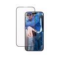 iPhone 15 Plus/16 Plus PanzerGlass Aluminium Frame Ultra-Wide Fit Skærmbeskyttelse Hærdet Glas - 9H - Sort kant