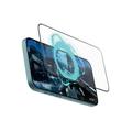 iPhone 15 Plus/16 Plus PanzerGlass Gaming Ultra-Wide Fit EasyAligner Skærmbeskyttelse Hærdet Glas - 9H - Sort kant