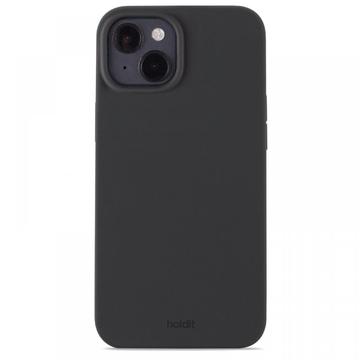 iPhone 15 Plus Holdit Silikone Cover - sort