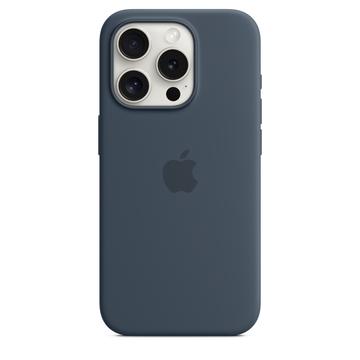 iPhone 15 Pro Apple Silikone Cover med MagSafe MT1D3ZM/A - Storm Blå