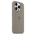 iPhone 15 Pro Apple Silikone Cover med MagSafe MT1E3ZM/A - Ler