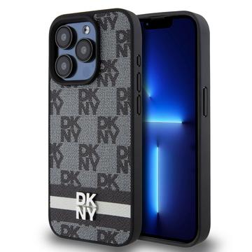 iPhone 15 Pro DKNY Ternet Mønster og Stribe Cover