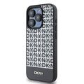 iPhone 15 Pro DKNY Repeat Pattern Bottom Stripe Cover - MagSafe-kompatibel